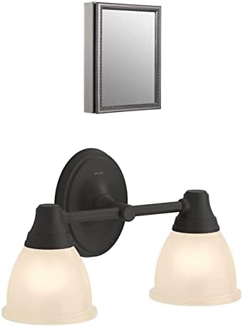 Zrcalna vrata u ukrasnom srebrnom okviru od 20 do 26 inča, aluminijski ormarić za prvu pomoć u kupaonici sa svijećnjacima od 2 do mat