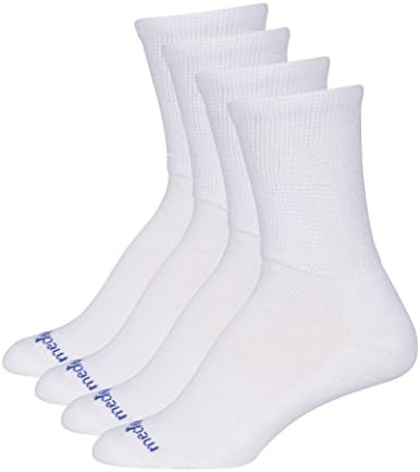 Medipeds ženske dijabetičke ekstra široke čarape posade s CoolMaxom, 4 pakiranja