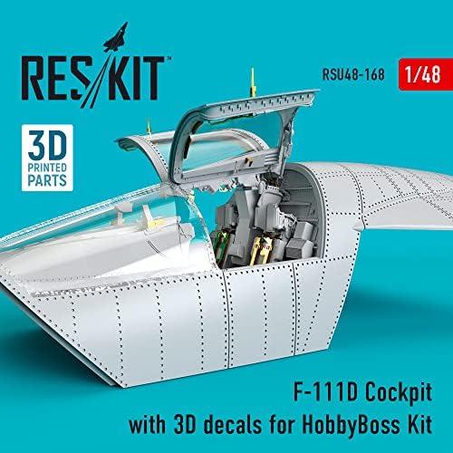 Reskit RSU48-0168-1/48 Skala F-111d kokpit s 3D naljepnicama za hobbyboss komplet