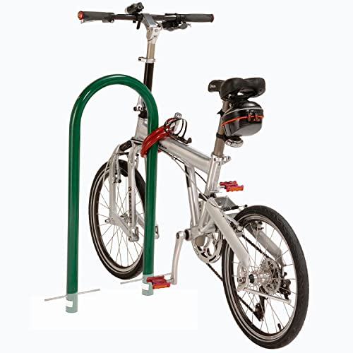U-rack biciklistički stalak, zeleni, ispod nosača, 2-bicikl kapacitet