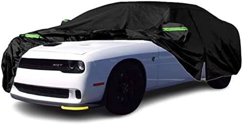 QNMITTHTY Vodootporni automobilski poklopci kompatibilni s 2008-2023 Dodge Challenger, 6 slojeva All Weather prilagođeni automobilski