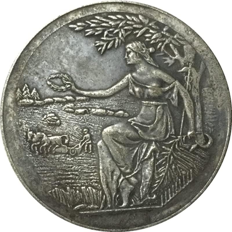 Ruska medalja antikni novčić od kovanica 46 mm