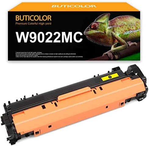 Buticolor obnovljena W9022MC Zamjena žutog tonera za HP Color LaserJet Upravljen E75245DN pisač