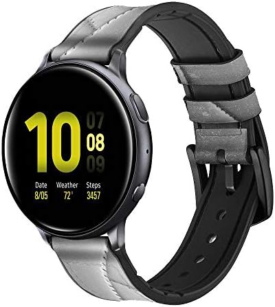 CA0364 odbojkaška kugla Koža i silikonski trak Smart Watch traka za Samsung Galaxy Watch3, Gear S3 modeli Gear S3 Frontier Gear S3