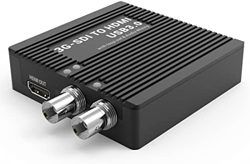 LK LING.KA LCC382 3G-SDI TO HDMI CONVERTER 1080P60 SDI na USB3.0 karticu za snimanje s petljama i miješanja audio, SDI na UVC HD-SDI