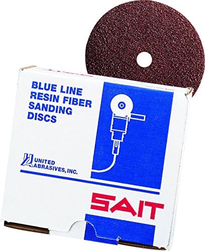 United Abrasives-Sait 50294 5 x 7/8 60 Grit vlaknasti disk