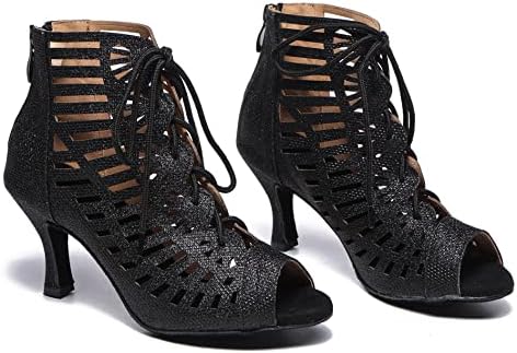 Minishion Plesne čizme Žene latino balske plesne cipele