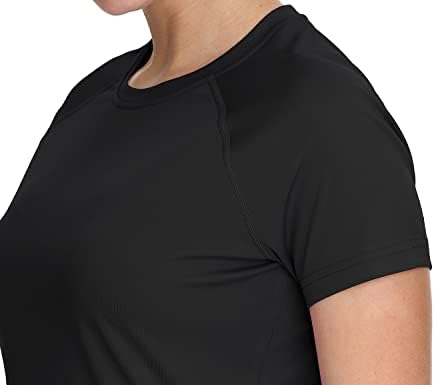 Baleaf žene UPF 50+ UV zaštitne majice majice kratkih rukava SPF SUN SHORTS Brze suhe vrhove na otvorenom na otvorenom