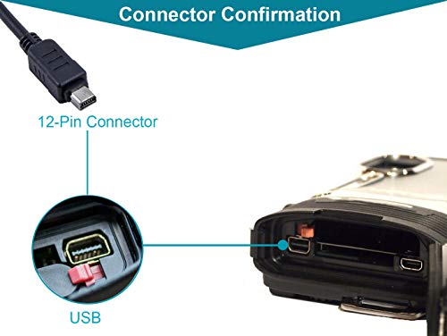 USB kabel MaxLLTo za Olympus Tough TG-860 TG-870, izduženi 5 metara 2в1 USB za sinkronizaciju i punjenje punjač kabel za fotoaparat