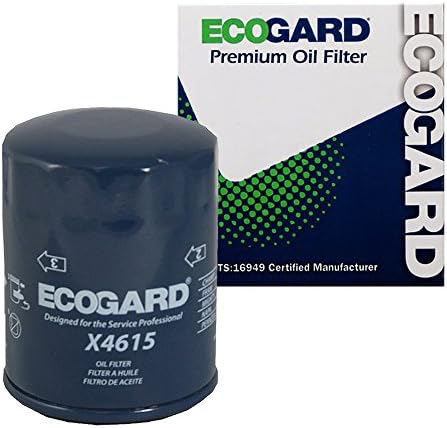 Ecogard X4615 Premium Spin-On motorno ulje Filter za konvencionalno ulje uklapa Subaru Forester 2,5L 2004-2020, Outback 2.5L 2005-2020,
