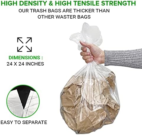 Supple Home -ove vreće za recikliranje - 100 pakiranja vreća za smeće od 8 galona za vreće za recikliranje i vreće za smeće u kupaonici.