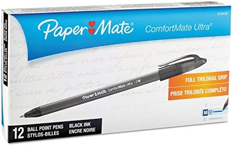 Papir Mate 6130187 ComfortMate Ballpoint olovka, srednja točka, crna tinta