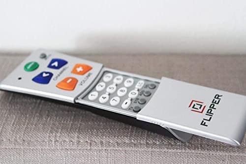 Flipper Big Button Universal TV daljinski - stariji, stariji - jednostavni, radi TV i kabel - omiljeni kanali - učenje - podržava IR