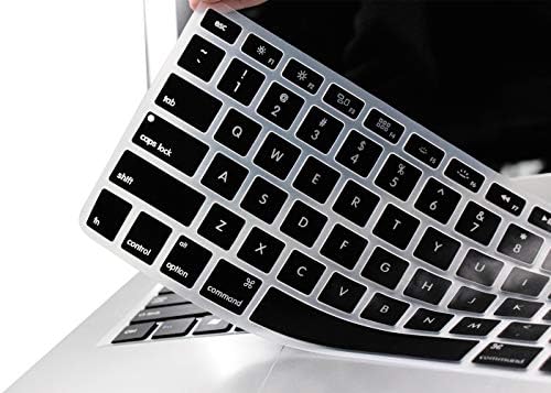Backright Silikonski poklopac tipkovnice Kompatibilan za MacBook Air 13 inčni, MacBook Pro 13 15 sa ili bez retina zaslona - 2015 ili