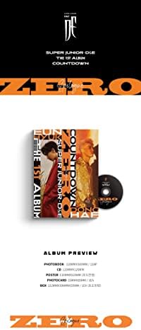 Super Junior D&E - odbrojavanje [Zero Ver.] Album+Presavijeni plakat+set Extra Photocards Set