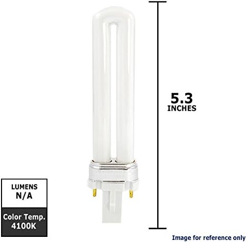 Jedna kompaktna fluorescentna svjetiljka od 7 vata od 7 vata s temperaturom boje od 4100 k