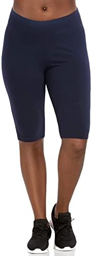 Popularne ženske biciklističke kratke hlače plus veličina - pamučne biciklističke kratke hlače. Bermudske duge kratke hlače za žene.