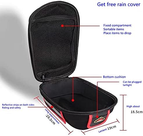 Biciklistička stražnja vrećica Ponovna kiša prekrivanje biciklističkog repa Extending Sedle Biciklistička torba Reflektivna vodootporna