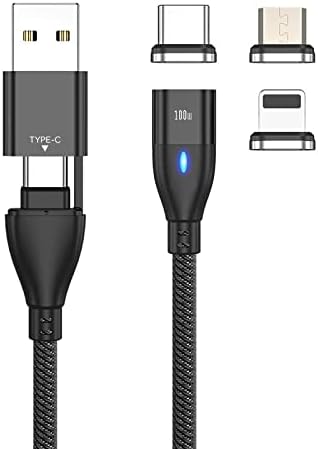 Boxwave kabel kompatibilan s WASP WDT950 - Magnetosnap PD ALLCALKER kabel, magnet PD 100W kabel za punjenje USB Type -C Micro USB za