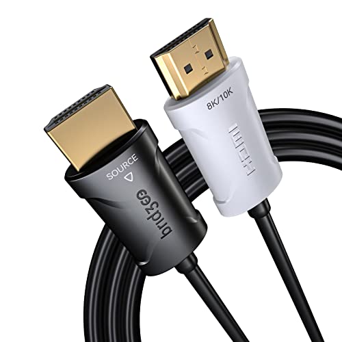 Kabel BRIDGEE HDMI 2.1 [certificiran] 65,4 ft, сверхскоростной svjetlovodni kabel HDMI 48 Gbit /s, podržava eARC, HDCP 2.3, Dolby Atoms,