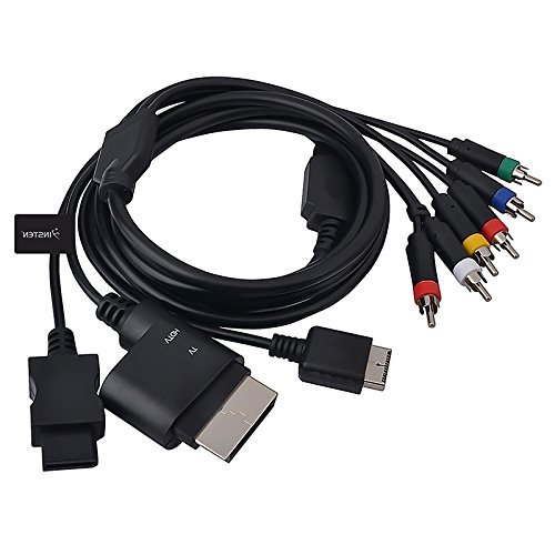 Svakodnevno kompatibilno s Nintendo Wii/ Wii U 4-u-1 komponenta AV kabel Model: