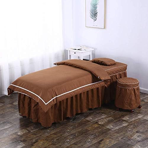 Zhuan masaža stol za stol setovi masaža stol suknja spa pokrivač solidna boja Premium Beauty Beater Bed Sets Sets s licem za odmor