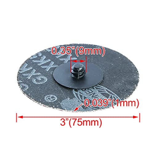 3 inčni brušeni disk kotrljanja R-tipa brusnog papira Brzi promijeni jastučić za mljevenje diska Abrazivni disk