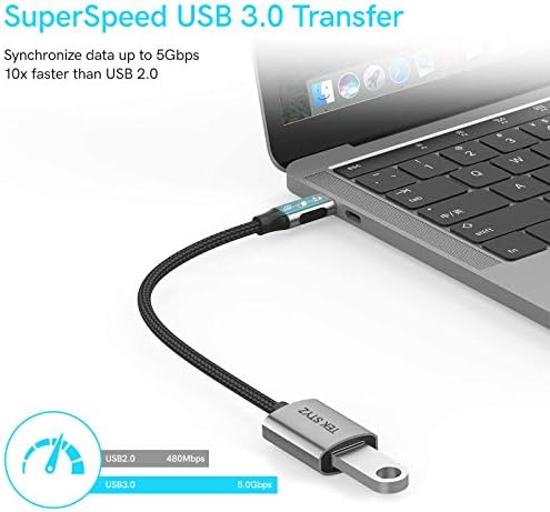 TEK STYZ USB-C USB 3.0 adapter kompatibilan s vašom JBL utrka izdržljivosti TWS OTG Type-C/PD muški USB 3.0 ženski pretvarač.