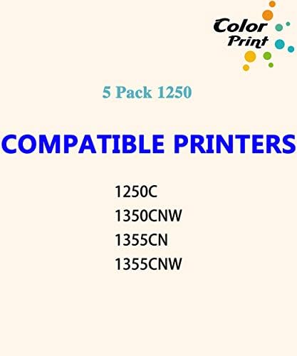 Zamjena uloška s tonerom, kompatibilnog s ColorPrint, za laserski pisač Dell C1760NW 1250C 1350CNW 1355CN 1355CNW C1765NF 810WH C5GC3