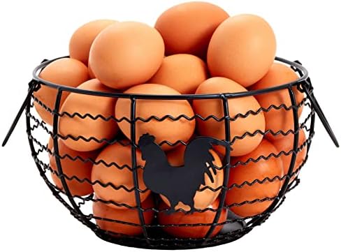 Žičana košara za sakupljanje jaja, kuhinjski organizator seoske kuće