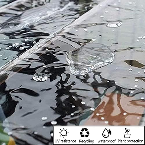 LVLDAWA vodootporna cerada, prozirna bočna ploča otporna na vremenske uvjete za pranje automobila za pranje automobila, zavjesa za