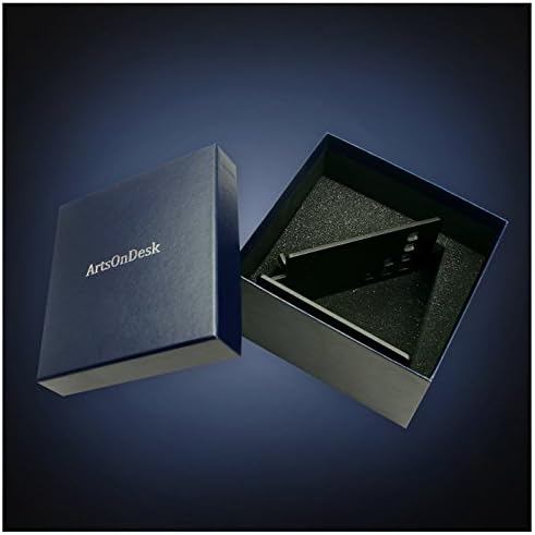 ArtSondesk Modern Art Stand/držač BK305 Steel Black-posebno dizajniran za upisivanje više prevrtanja kompatibilnih za sve iPhones Samsung