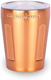 Growlerwerks vakuum izoliran utint blagajnik-Uključuje poklopac za guranje-drži kavu vruće, hladno pivo-ekonomski oblik za pića