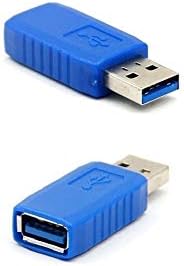 Nightwolf 2PCS plava zlatna super brzina USB 3.0 tipa ženskog do muškog adaptera za pretvaranje mosta proširenje spoja spola